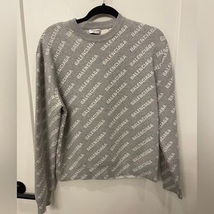 Balenciaga logo sweater